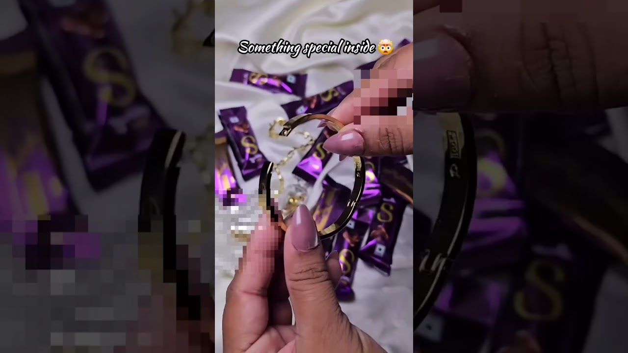 Mystery Jewellery Chocolate 💜🍫 | The Cutest Surprise Ever! #smallbusinessindia #unboxing #shorts