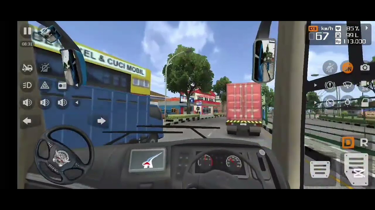 7 Year old boy playing bus simulatior Indonesia #gameplayvideo @ANMYTMehad780