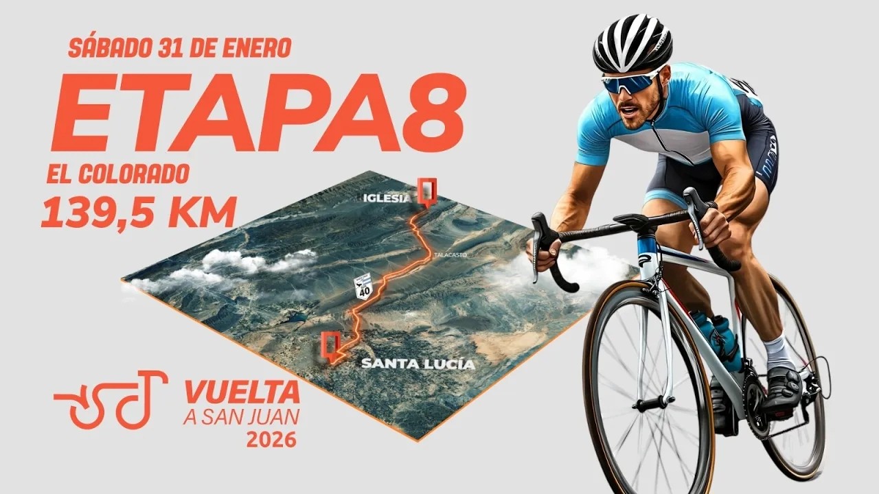 EN VIVO I VUELTA A SAN JUAN 2026 I ETAPA 8 I EL COLORADO I 139,5 KM