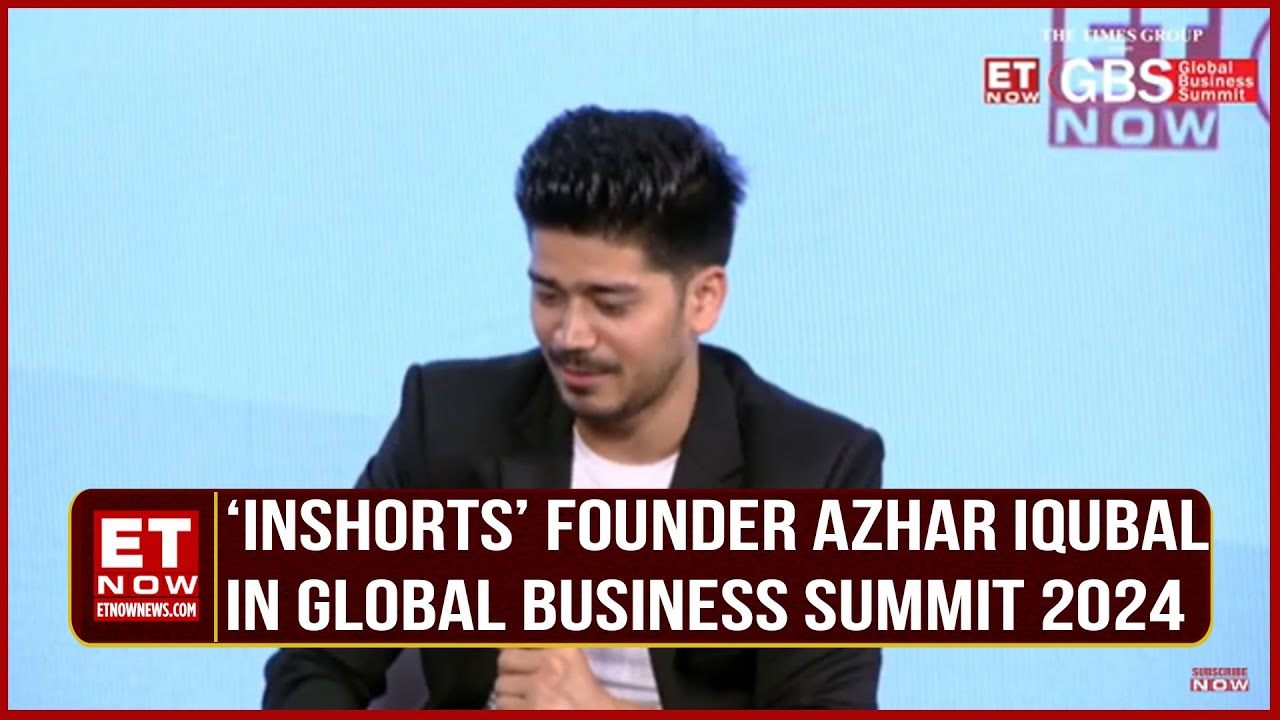 Shark Tank Fame, Inshorts Founder Azhar Iqubal's Inspiring Story In Global Business Summit 2024