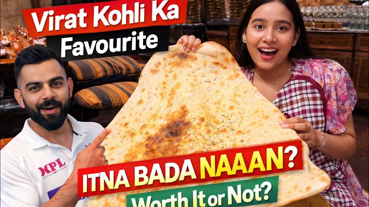 ITC Maurya Bukhara Giant Naan 😳 Virat Kohli Favourite Restaurant in Delhi! ITC Maurya 