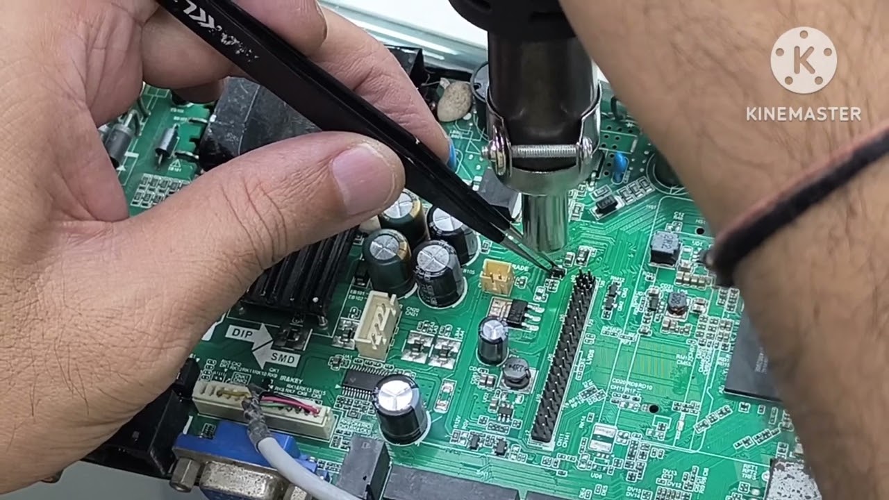 TP.MT5510I.PB732 haier 32 in combo no indicator repair#Dead pcb
