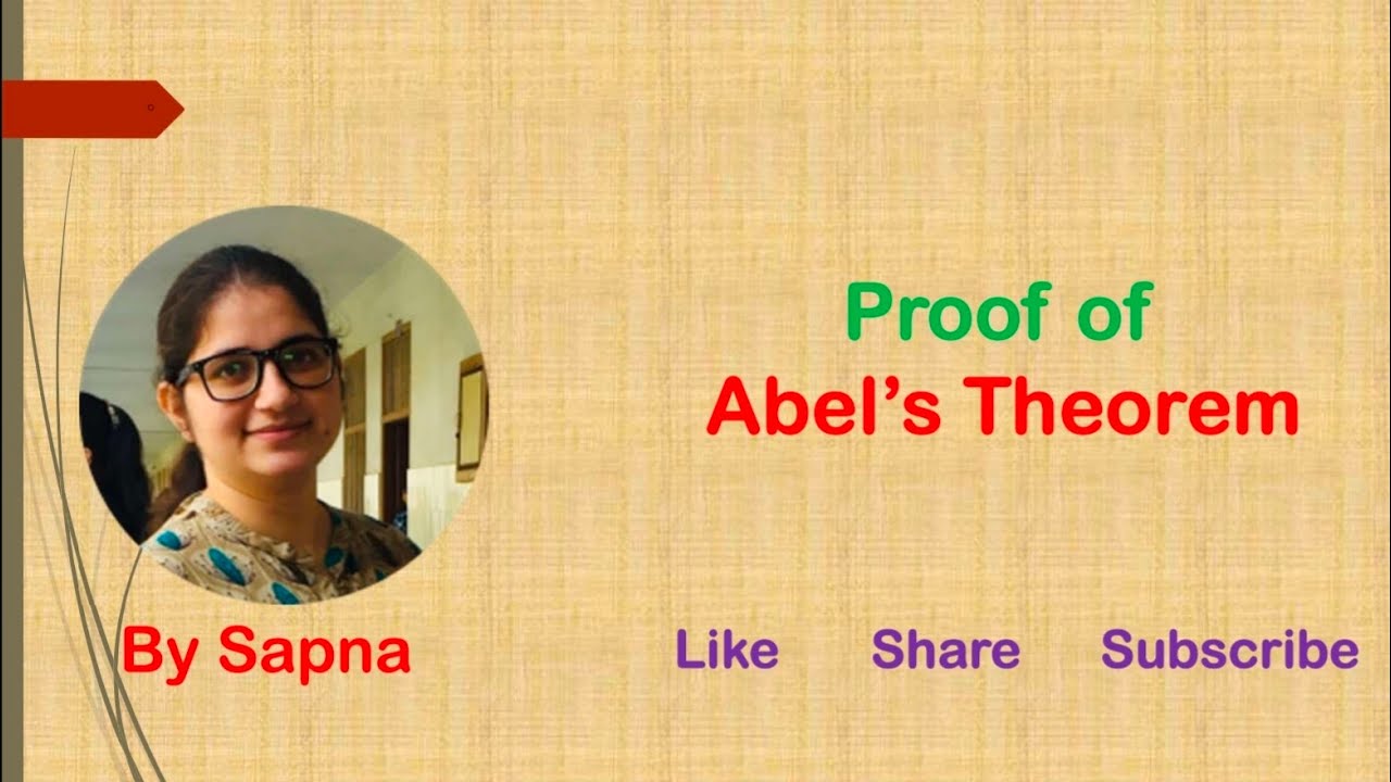 Abel's Theorem for uniform convergence | by Sapna |@billionaireicon3311
