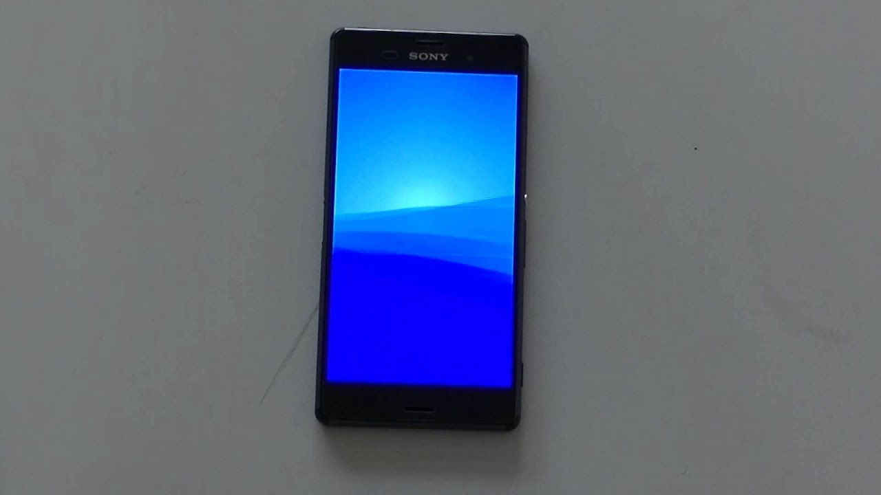 Sony Xperia Z3+ Boot Animation