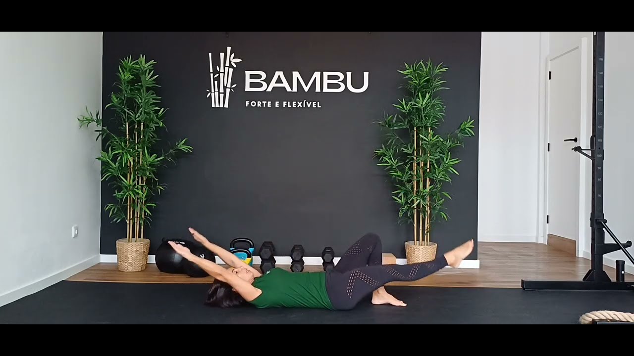Sessão de Pilates com professora Andreia Sequeira
