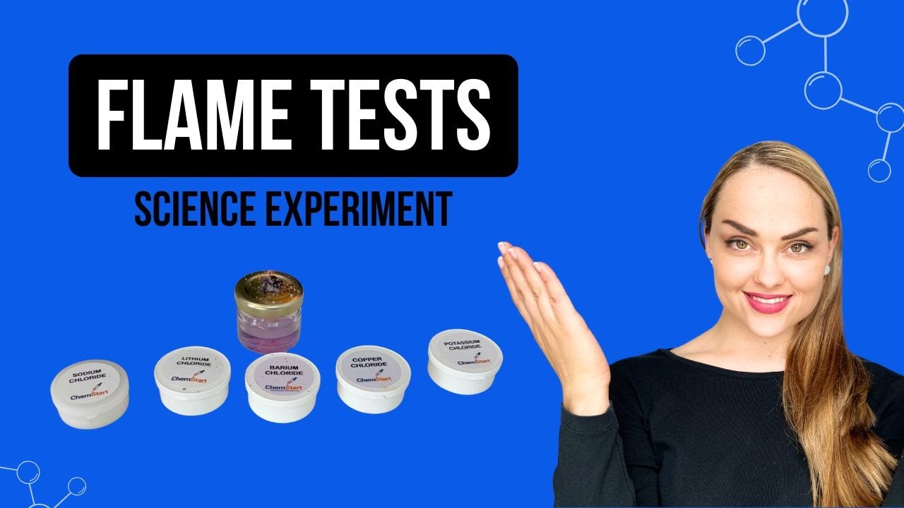 Flame Test Experiment | Identify Metal Salts by Flame Colour