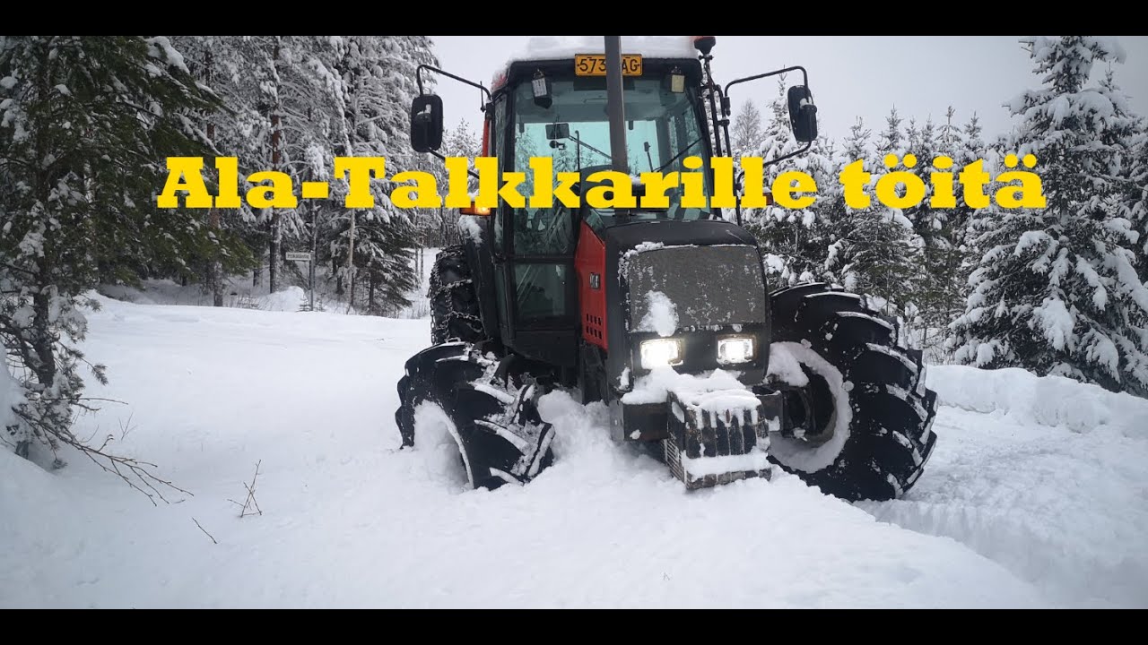 Lumitöitä Valtralla