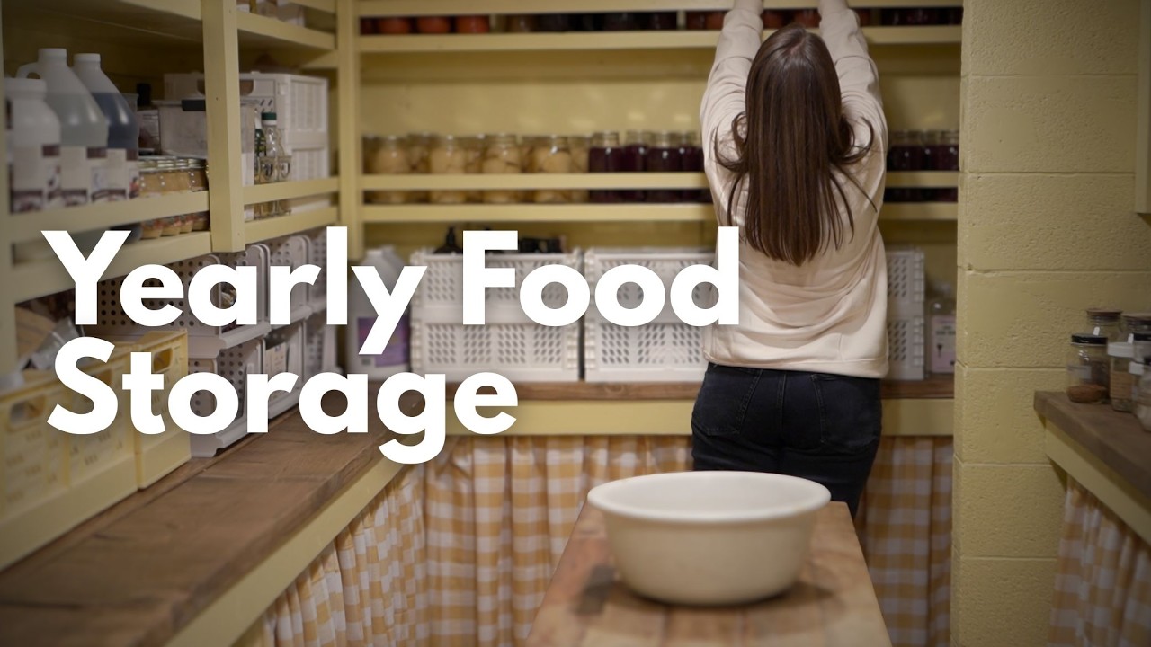 Basement Food Storage Room Tour