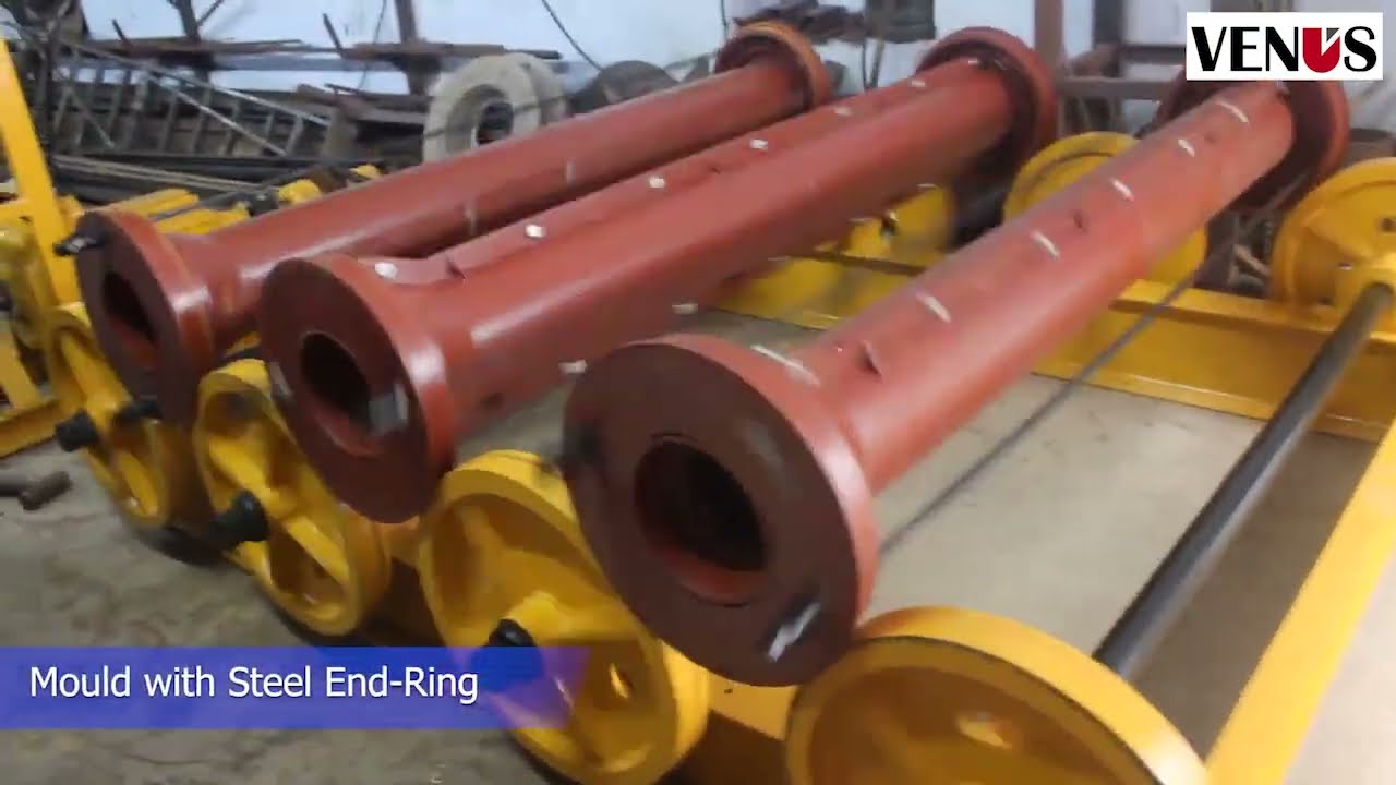 Venus 3 seater Moulding Machine  | RCC Pipe Making Machine