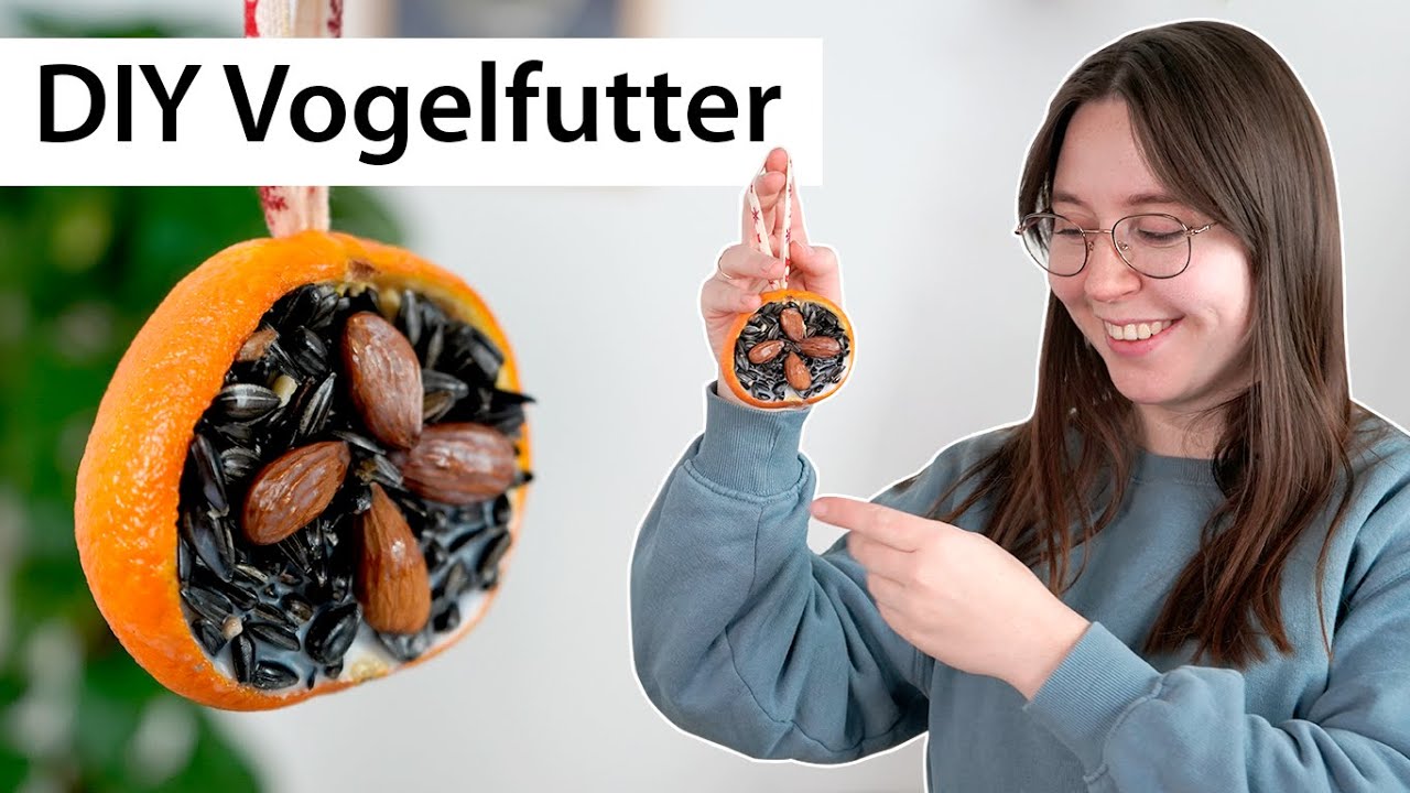 Vogelfutter selber machen |  DIY Idee f&uuml;r Weihnachten | V&ouml;gel f&uuml;ttern