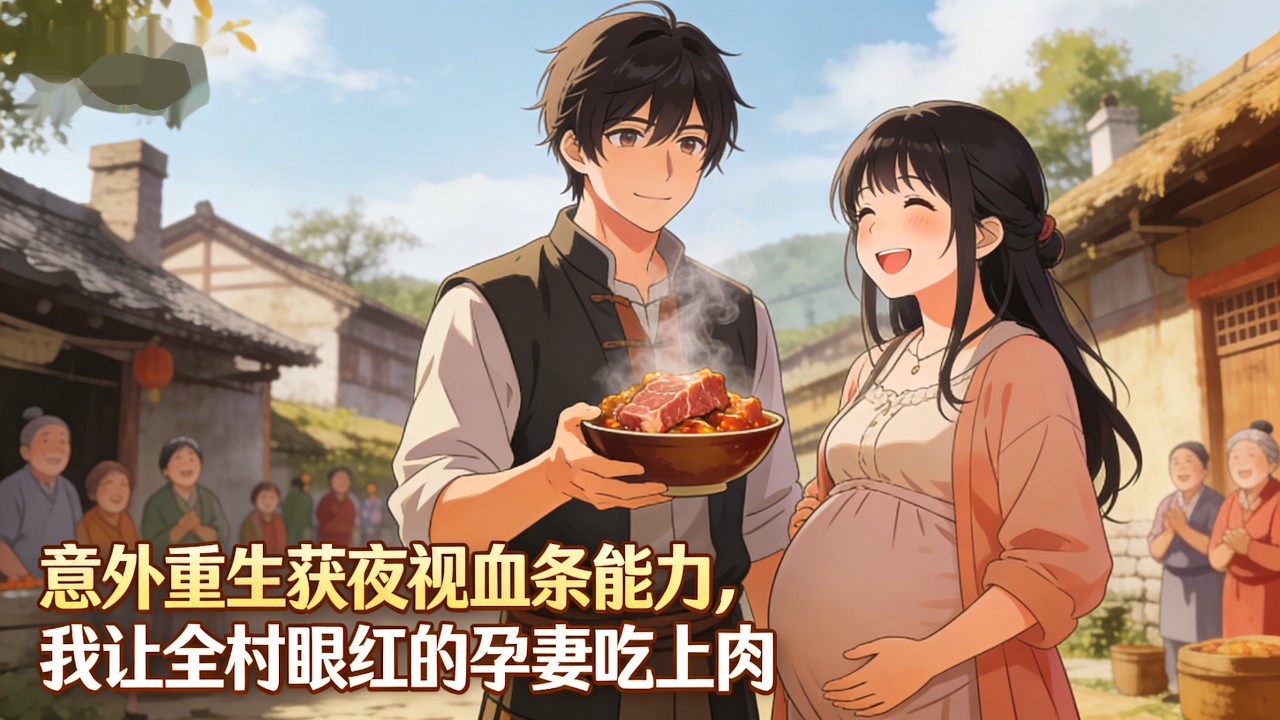 意外重生獲夜視血條能力，我讓全村眼紅的孕妻吃上肉。深夜山林，槍口對準未知巨物，血條突然跳動！ #漫画解说 #小说推荐 #都市 #玄幻