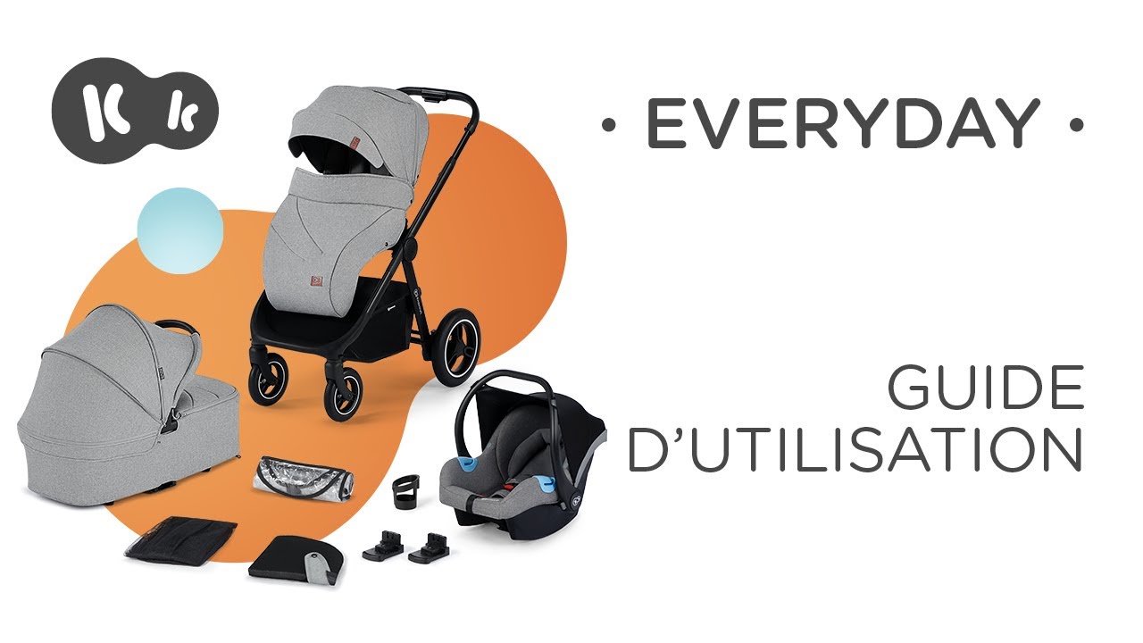 Comment assembler la poussette multifonctionnelle EVERYDAY de Kinderkraft ? | Mode d’emploi