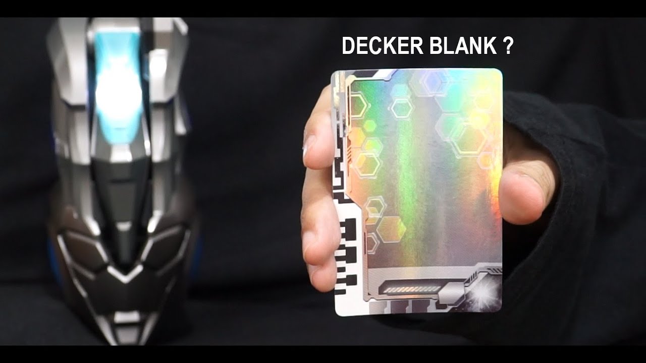 Ultraman Decker : Blank card (Prop Design)