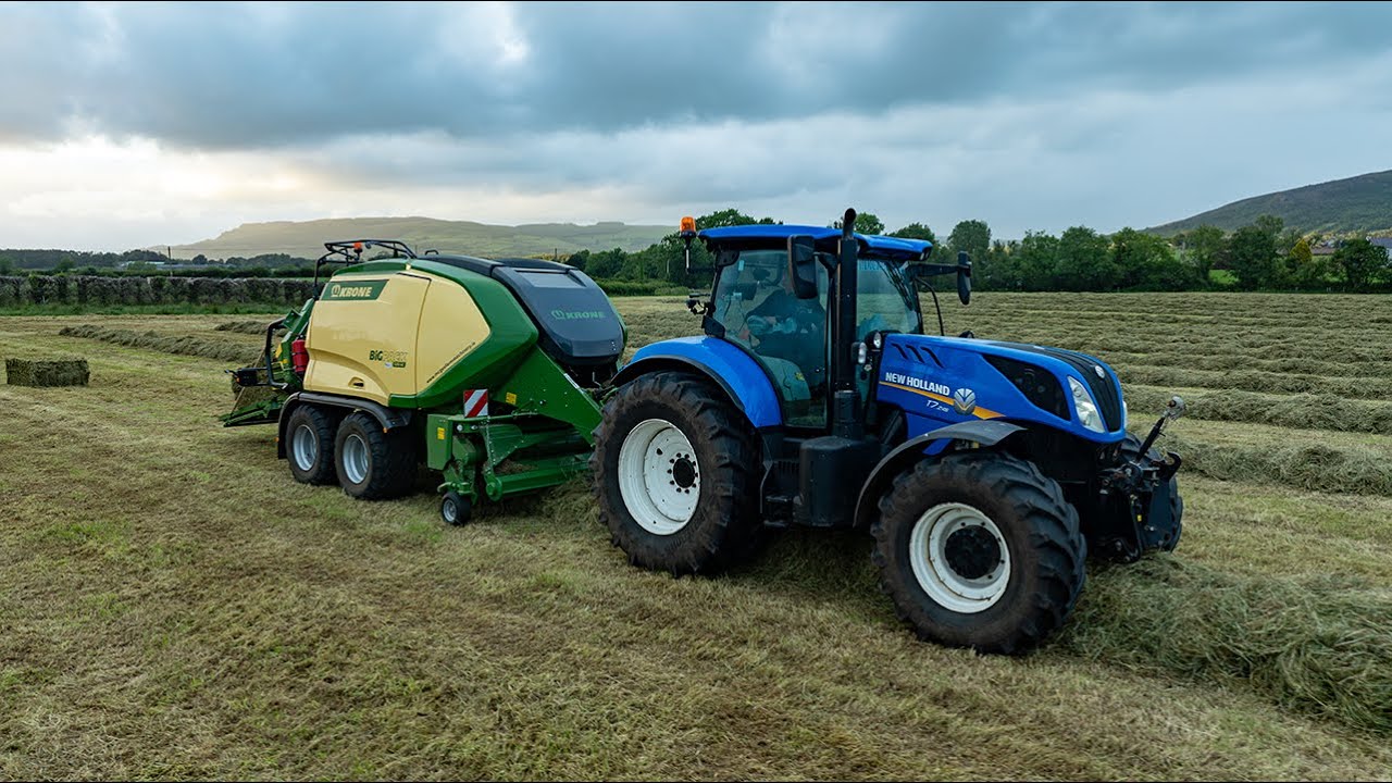Big Square Bale Haylage | Krone Big Pack 1270 Gen 6 on the T7.245