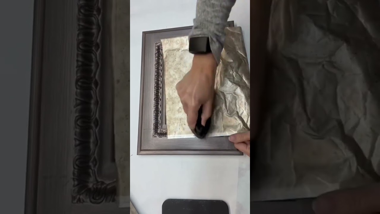 Upcycling Furniture: Using metallic foils to make a statement!