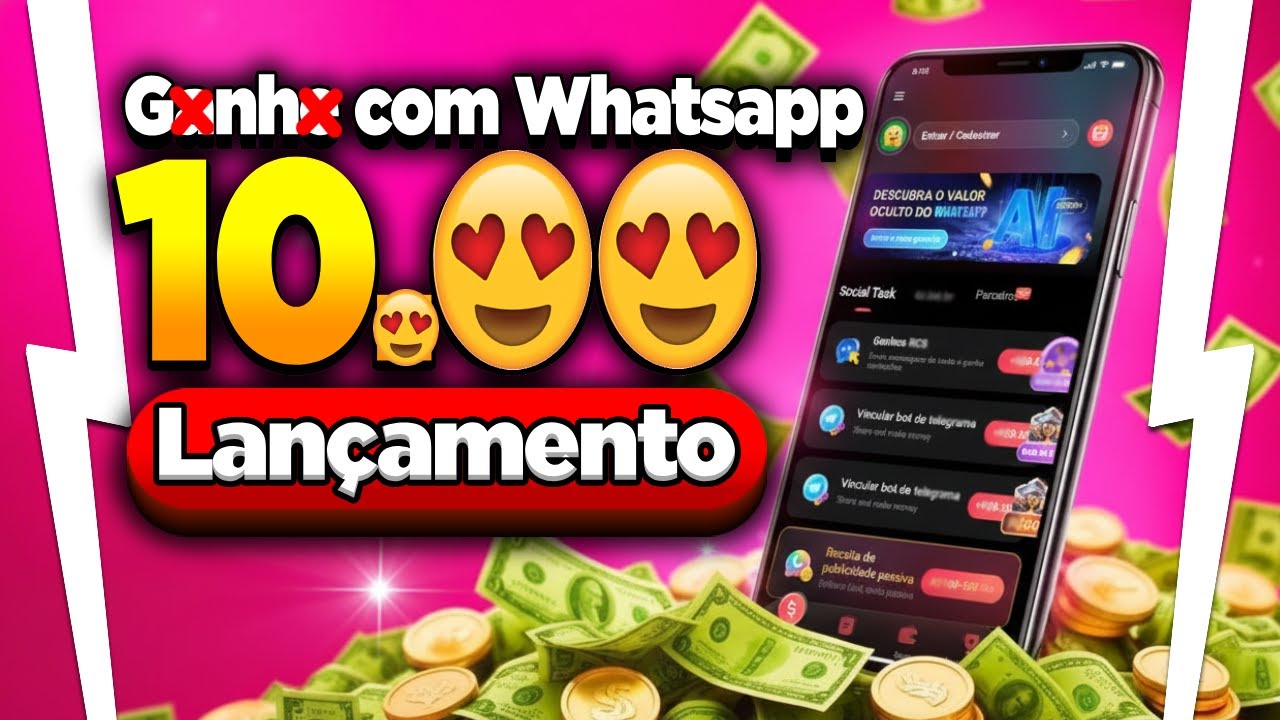 App Para GANHAR DINHEIRO no PIX GRATIS em 2026! Apps que PAGAM NO PIX