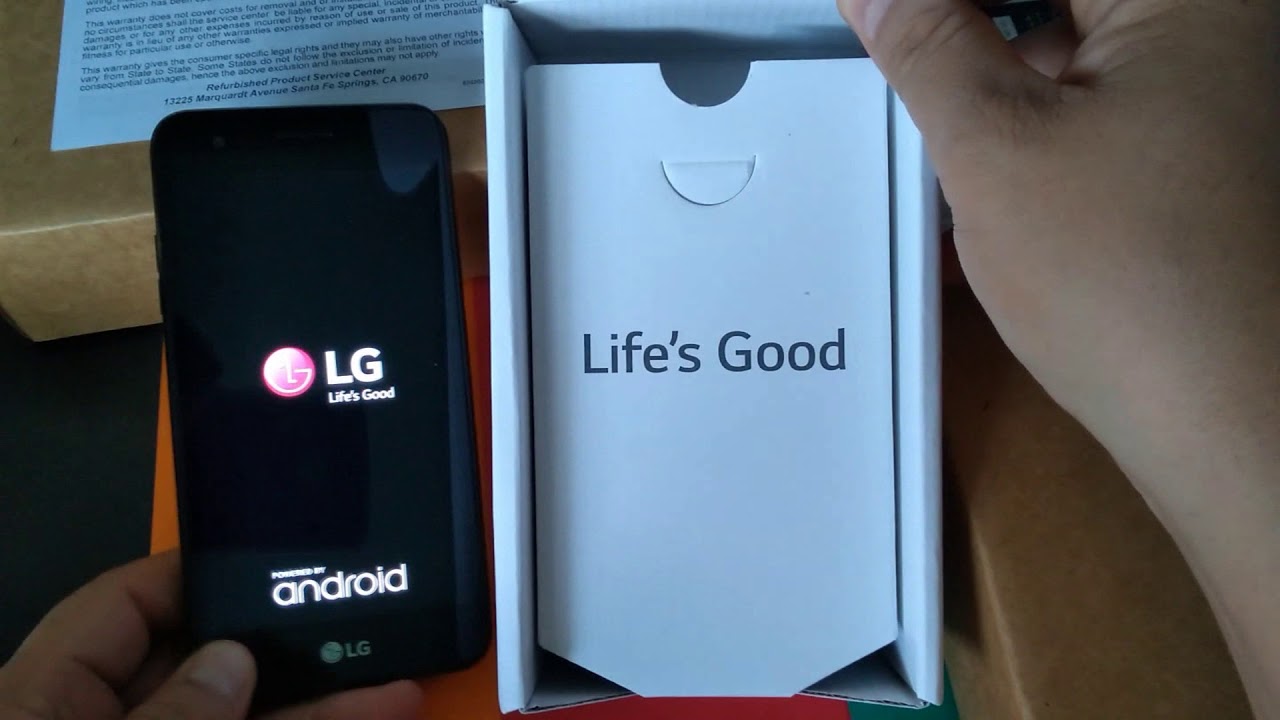 LG PHOENIX 3 UNBOXING