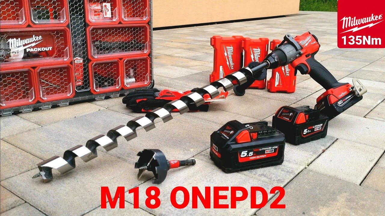 Ударная дрель Extreme TEST 135 Нм Milwaukee M18 ONEPD2-502X. Что он может сделать?