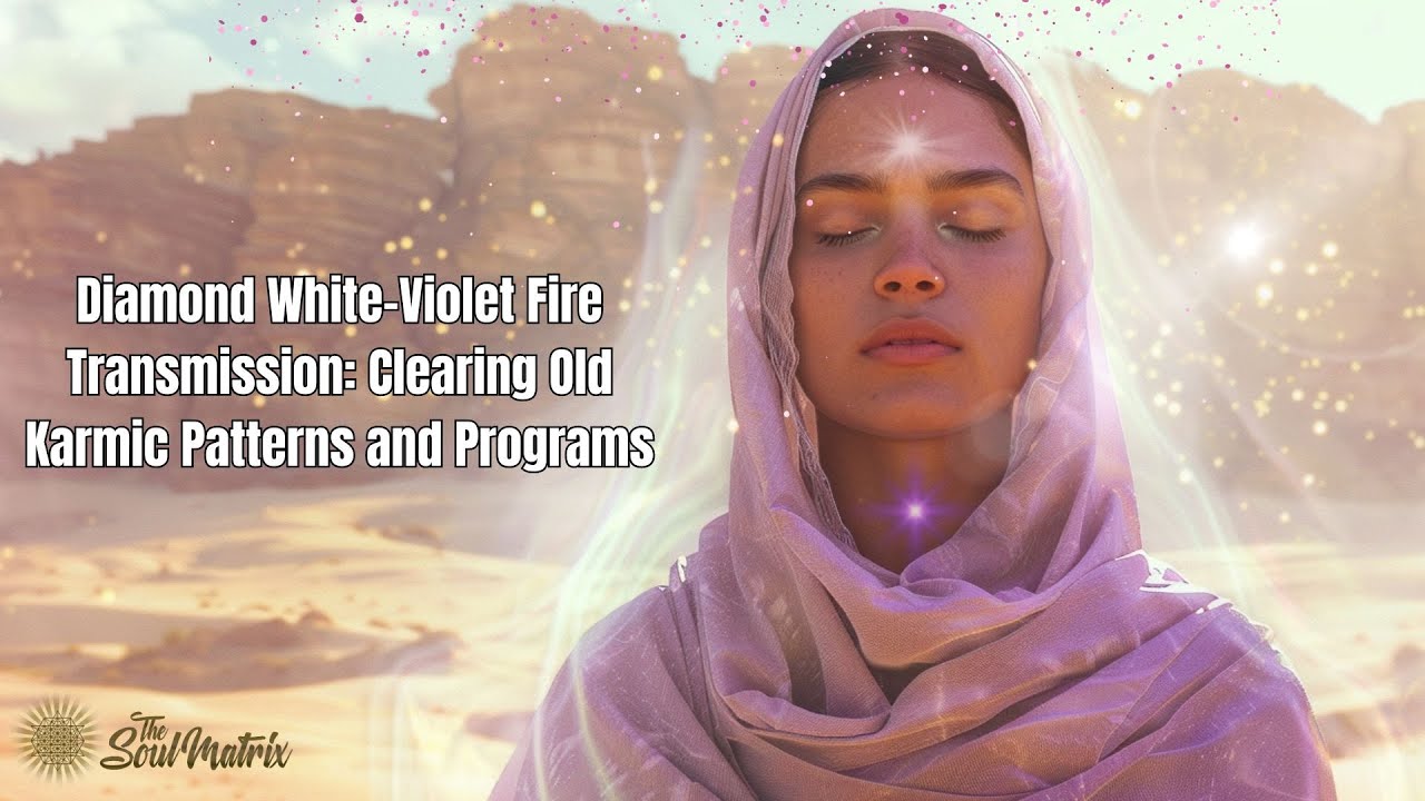 Diamond White-Violet Fire Transmission: Clearing Old Karmic Patterns and Programs