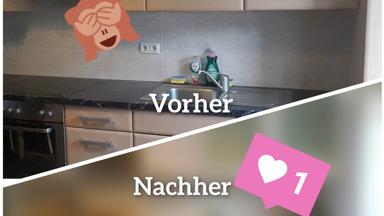Neue Küche für 80€ - zum ersten Mal folieren, kann das gut gehen?