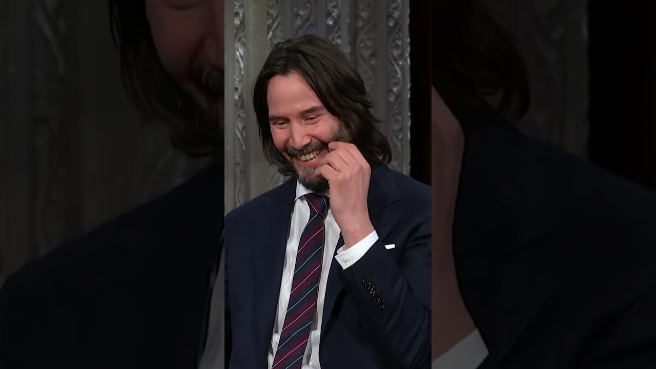 Keanu Reeves on aging 🥋 #KeanuReeves #StephenColbert #TheMatrix #JohnWick (via @ColbertLateShow)