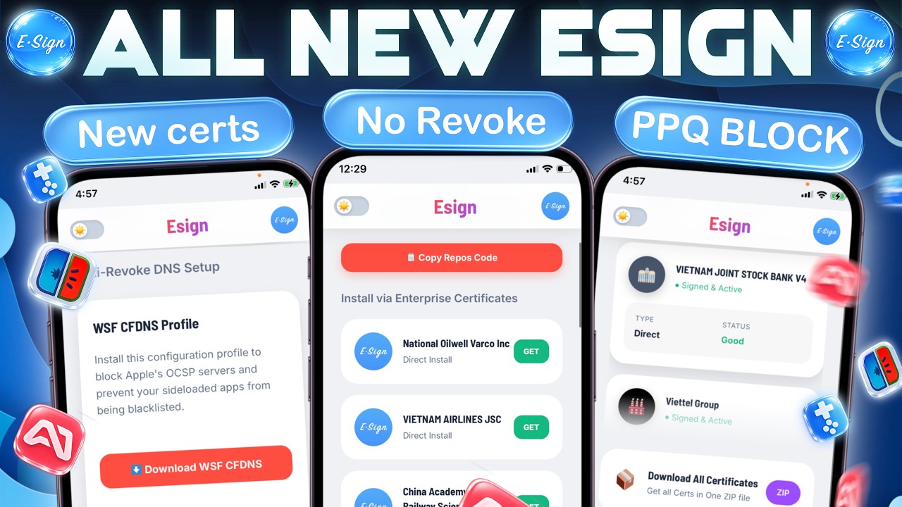 Install ESign on iOS | IPA Files on iPhone & iPad: No PC/Jailbreak iOS 26