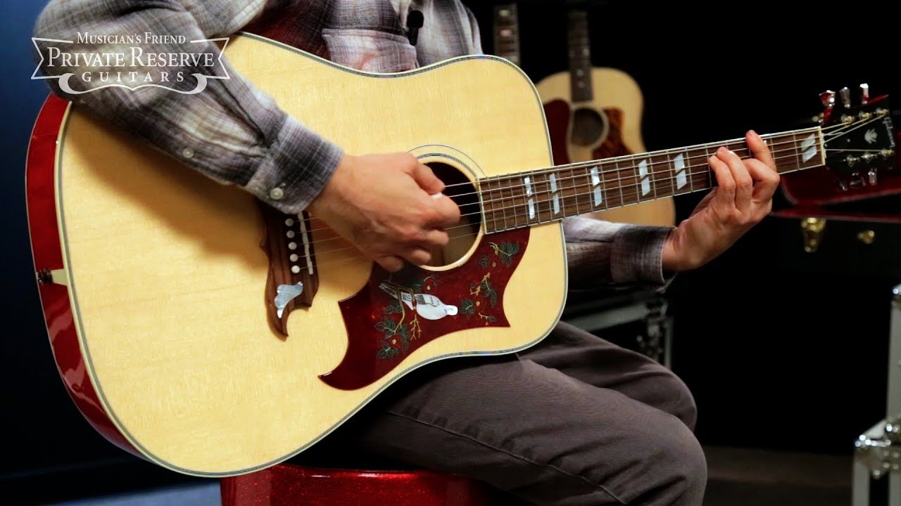 Акустико-электрическая гитара Gibson Dove 2018 года