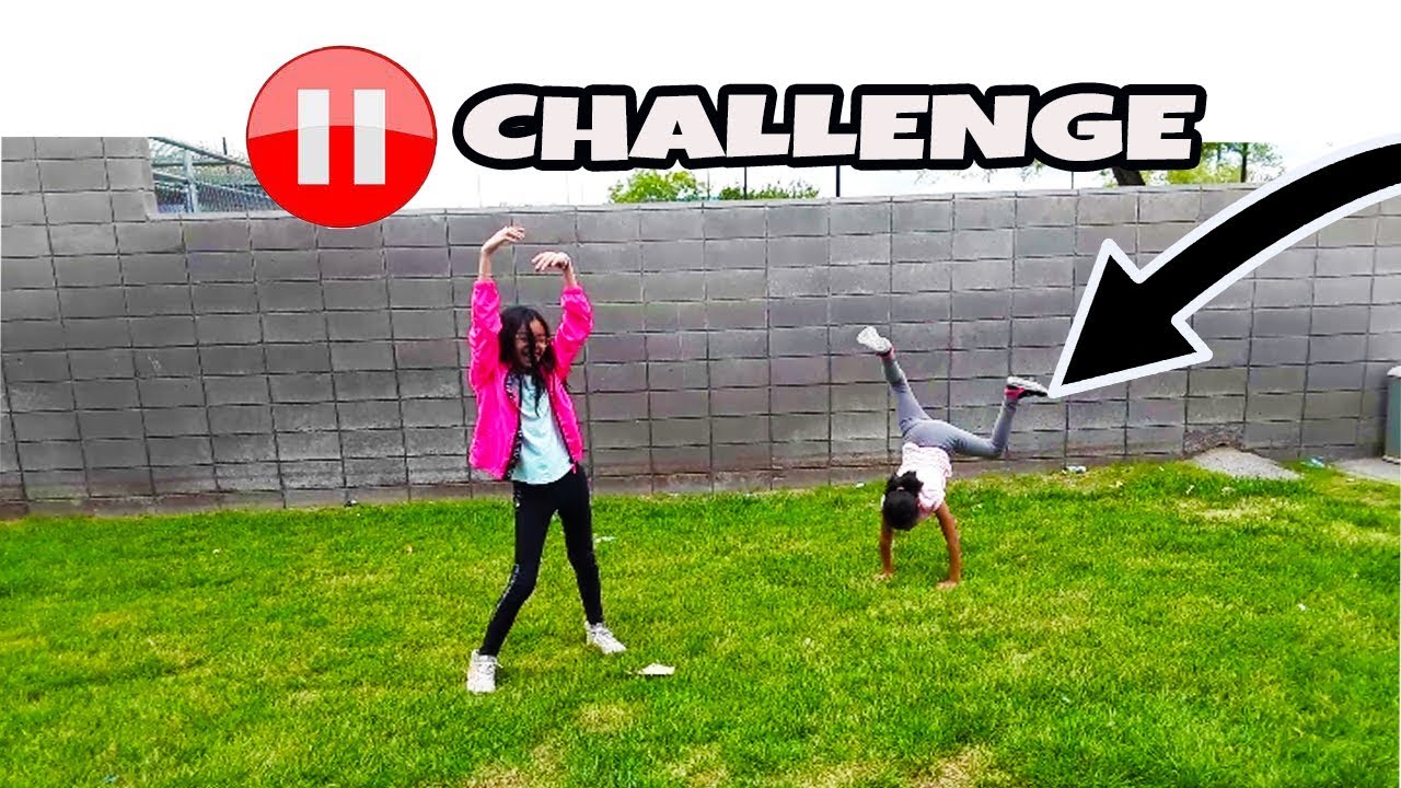 24  HOURS PAUSE CHALLENGE (SIS VS SIS) PART #3 KIDS PAUSE CHALLENGE PAUSE CHALLENGE FOR 24 HOURS.