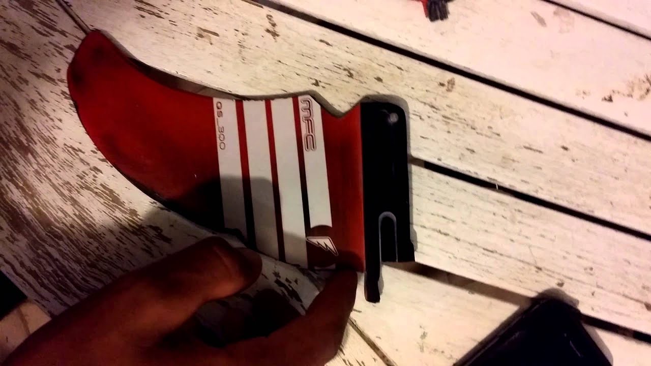 How to repair broken fin (US box)