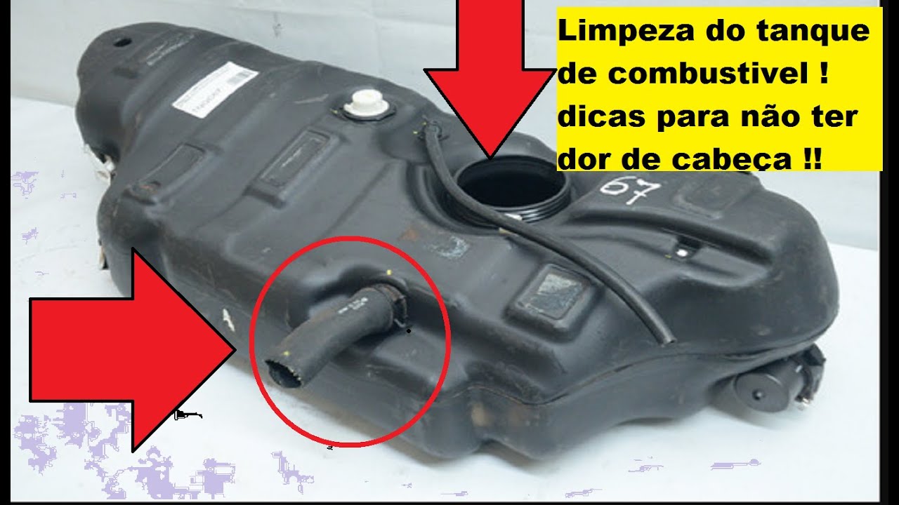 limpeza do tanque de combustível - Dica Importante!