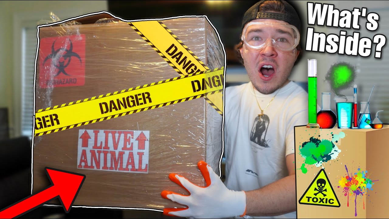 BUYING POISONOUS MYSTERY BOX OFF THE WEB... (danger)