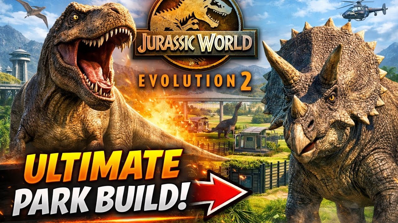 Making an ultimate Park in Jurassic world evolution 2 
