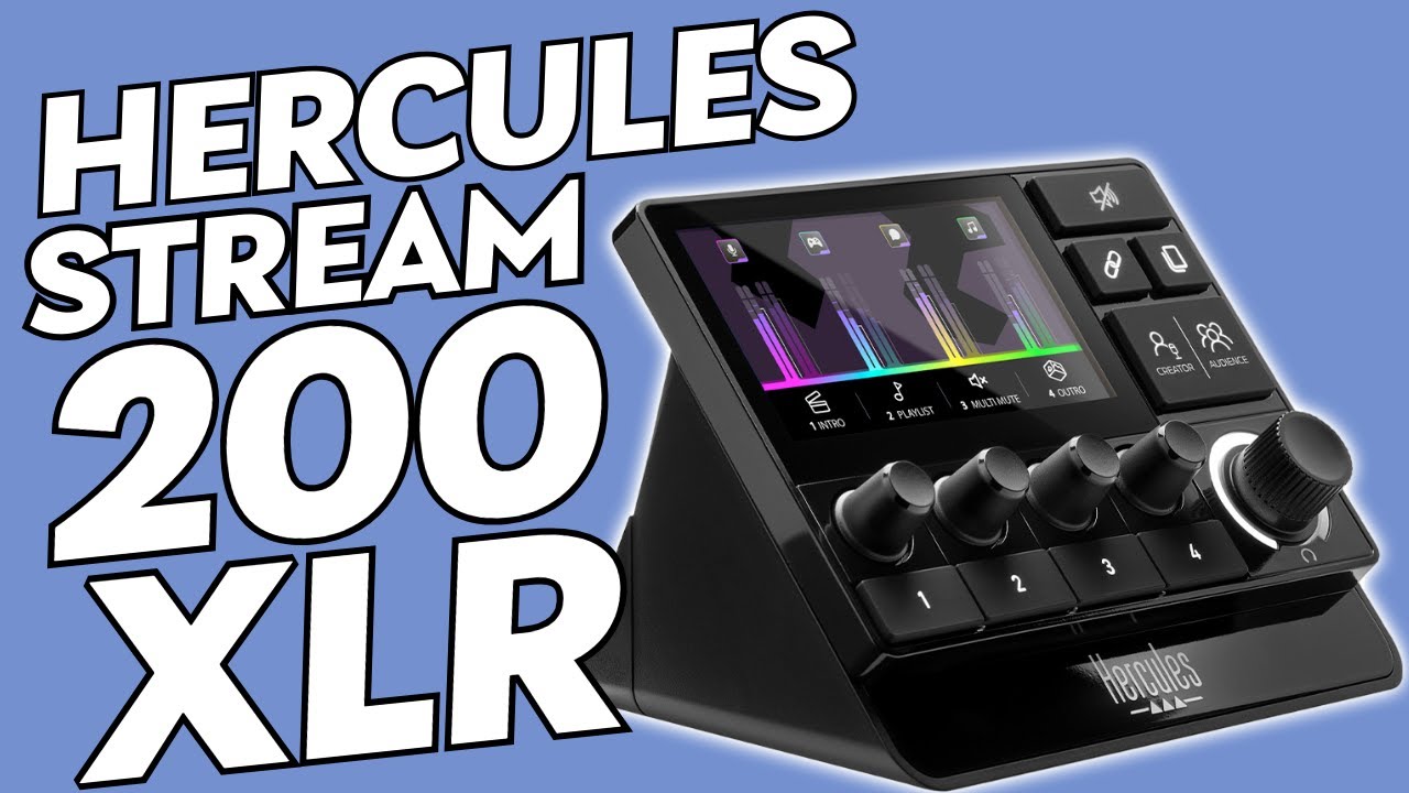 Hercules Stream 200 XLR | BESTES AUDIO INTERFACE FÜR STREAMER