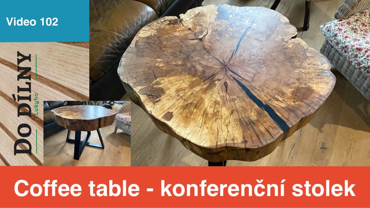 Coffee table - epoxidová pryskyřice