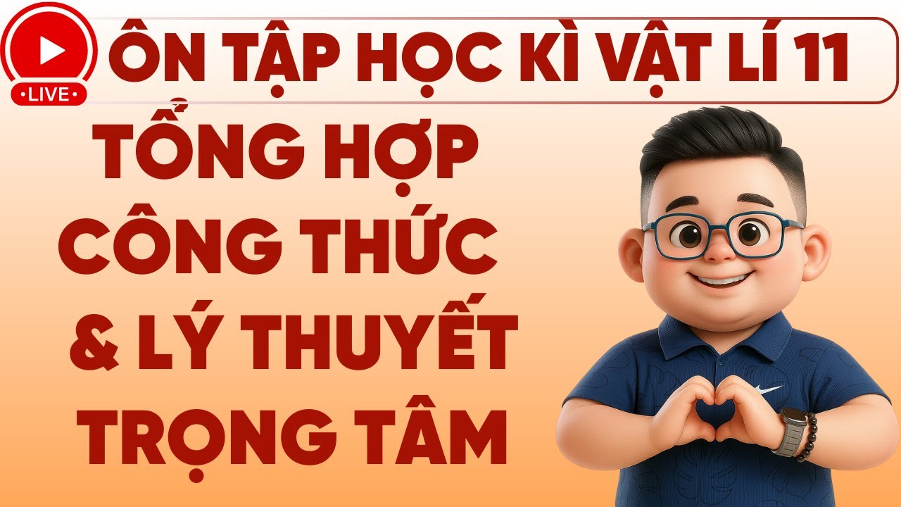 [VẬT LÍ 11] Tổng Hợp Công Thức Và Lý Thuyết Trọng Tâm Học Kì 1 II Lý Thầy Quân