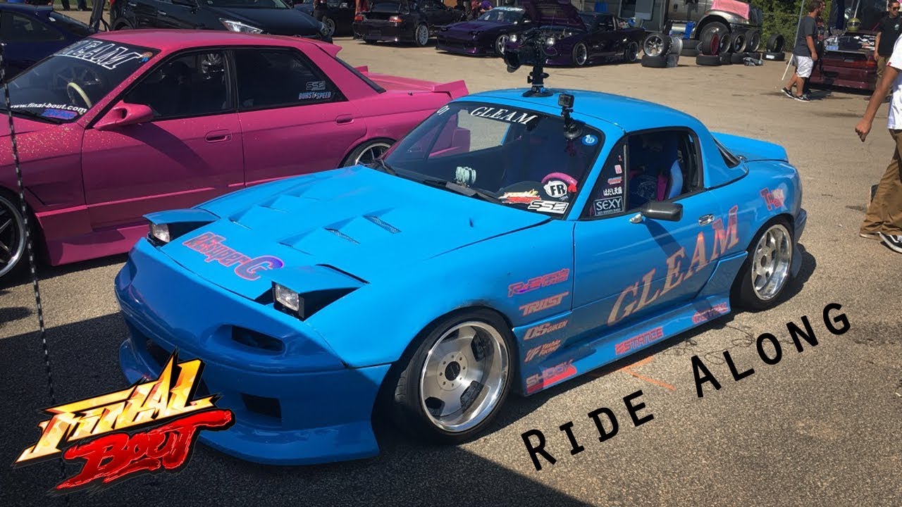 13b Turbo Miata Drift Ride Along (Final Bout III)