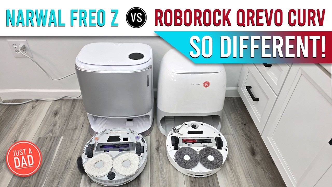 Narwal Freo Z Ultra vs Roborock Qrevo Curv Robot Vacuum & Mop HONEST COMPARISON  Who Wins?