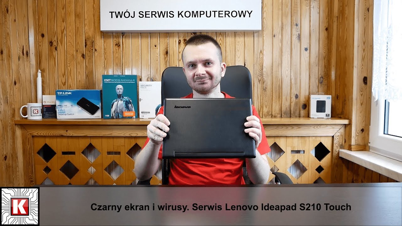 Czarny ekran i wirusy. Serwis Lenovo Ideapad S210 Touch