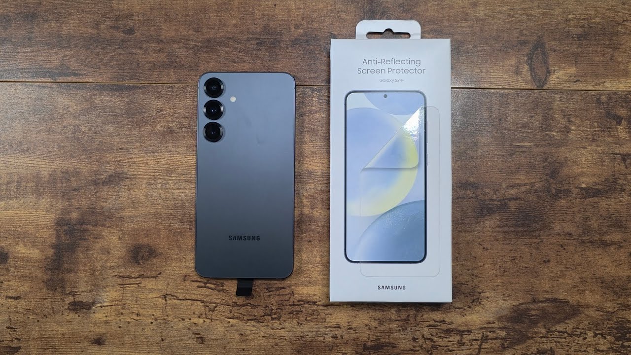 Samsung Galaxy S25 Plus INSTALLING THE SAMSUNG ANTI-REFLECTING SCREEN PROTECTOR!