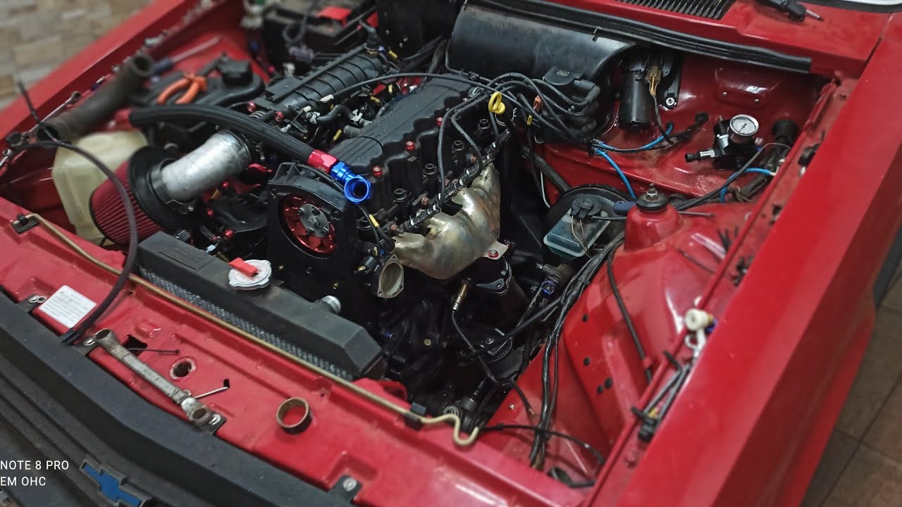meu novo motor , acabei voltando para o Chevectra.