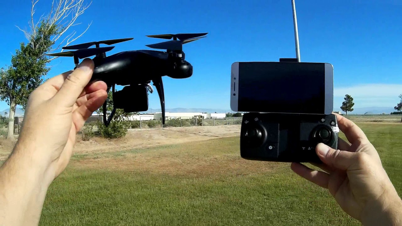 SMRC S30 GPS Camera Drone Flight Test Review