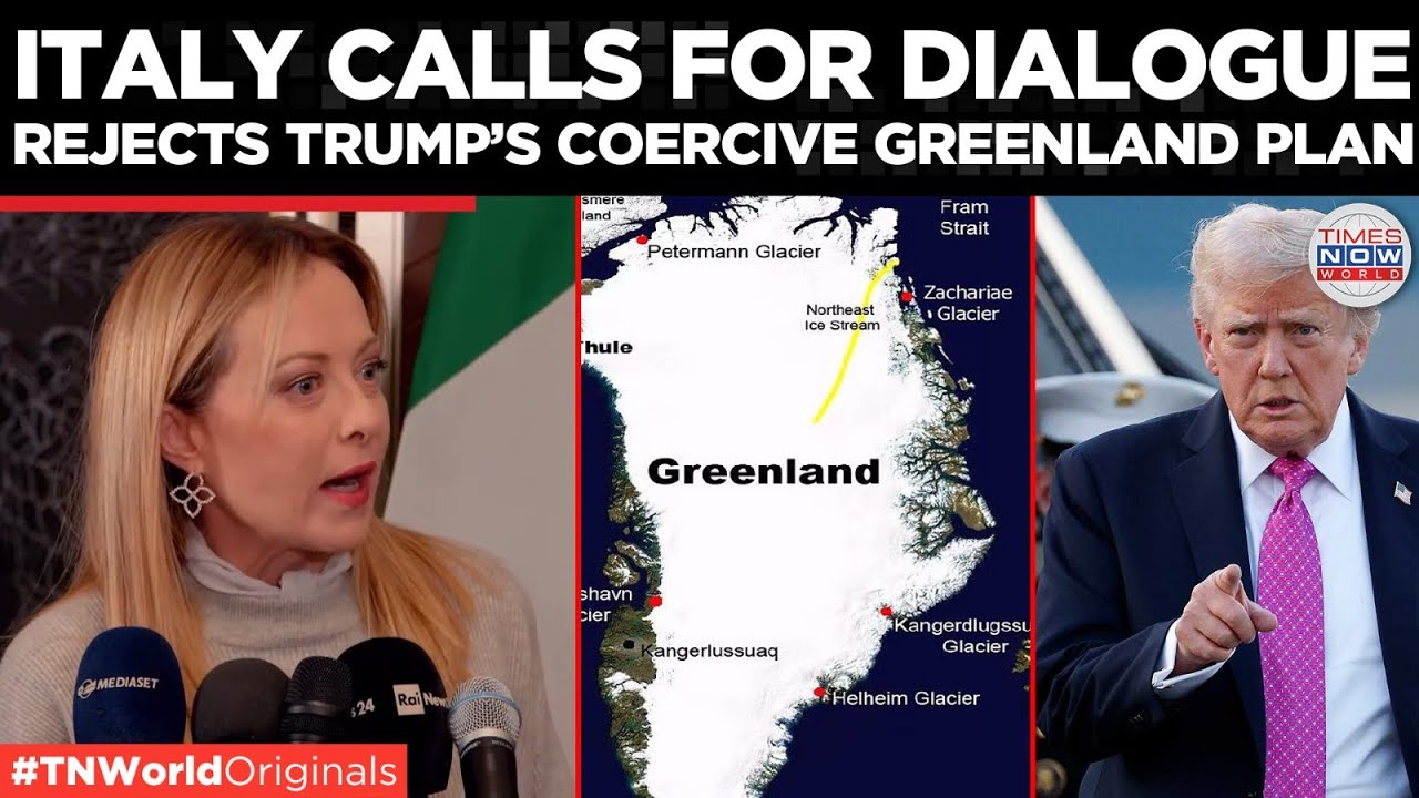 ITALY BREAKS RANKS: Meloni Calls Trump&rsquo;s Greenland Threats a &ldquo;Mistake&rdquo; | World News