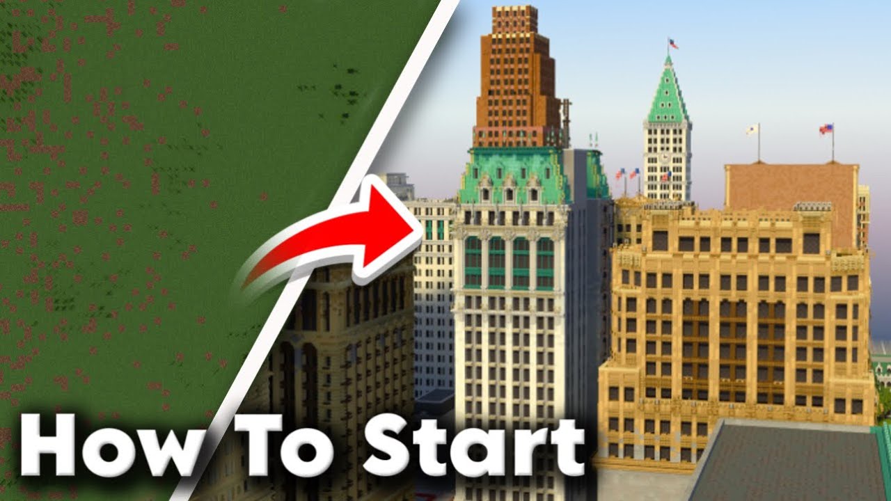 Как начать строить реалистичный город в Minecraft