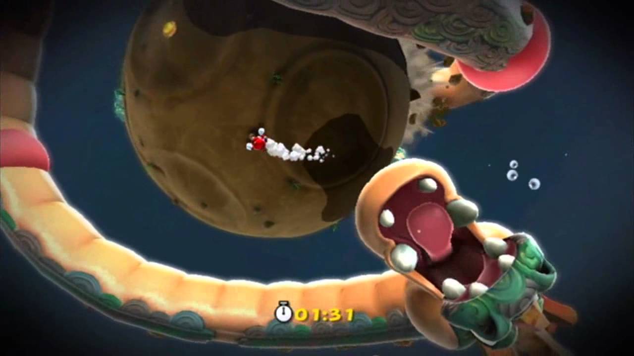 Super Mario Galaxy 2 - Monde 1 - Manoir mena&ccedil;ant de Bowser Jr. : Un app&eacute;tit Gargantulus