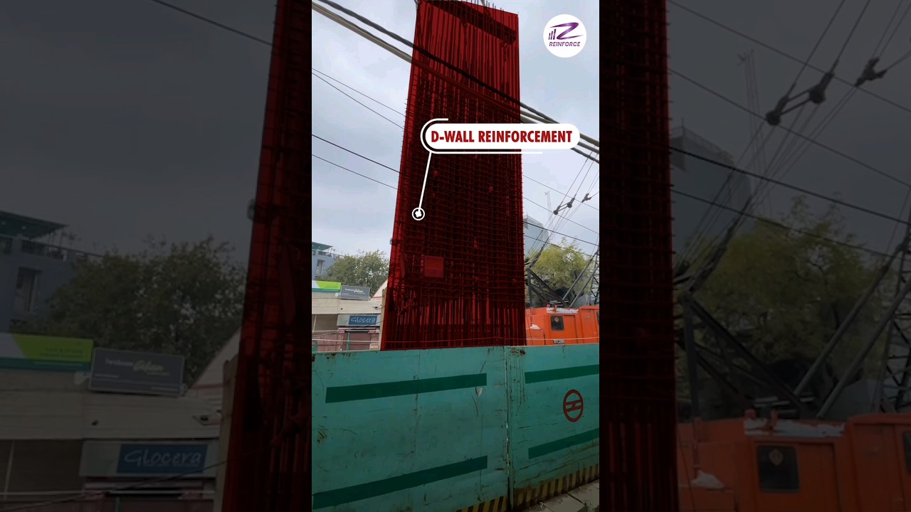 D Wall Reinforcement | Diaphragm wall construction from Site