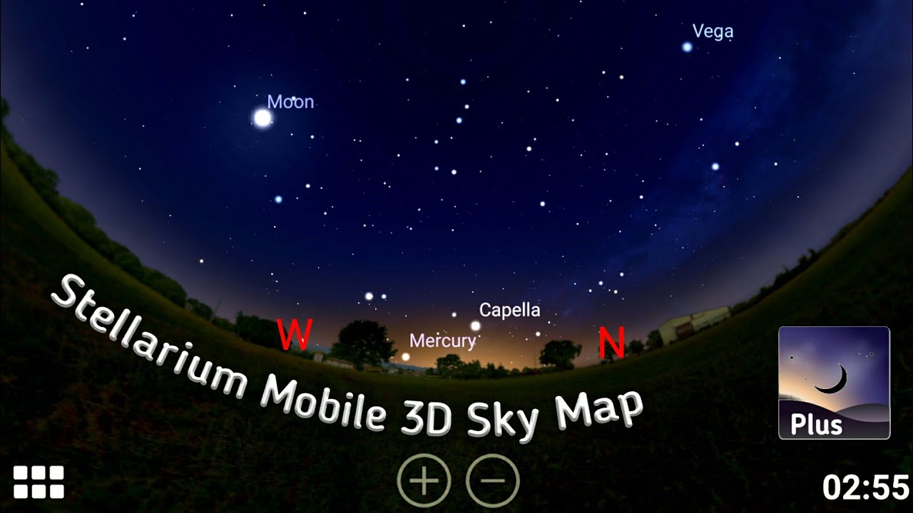 How To Use Stellarium Mobile Sky Map Pro - 3D Sky Map - Artificial Satellites