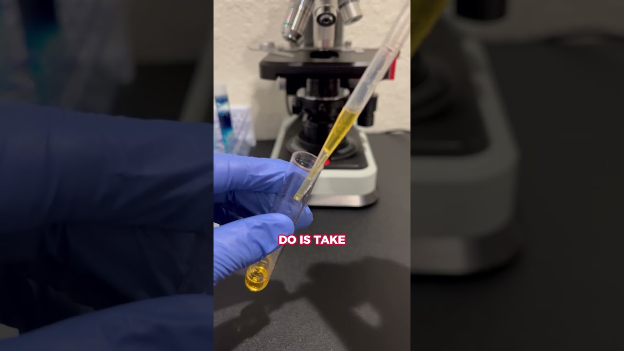 Examining vape juice under the microscope. Might not be what you think! #explore #viral #trend #fyp
