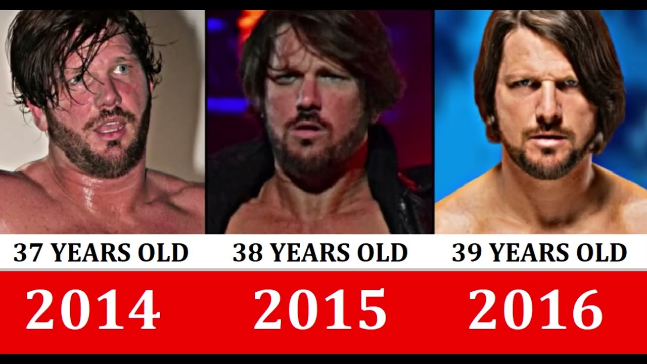 AJ Styles Transformation From 8 to 48 Year Old