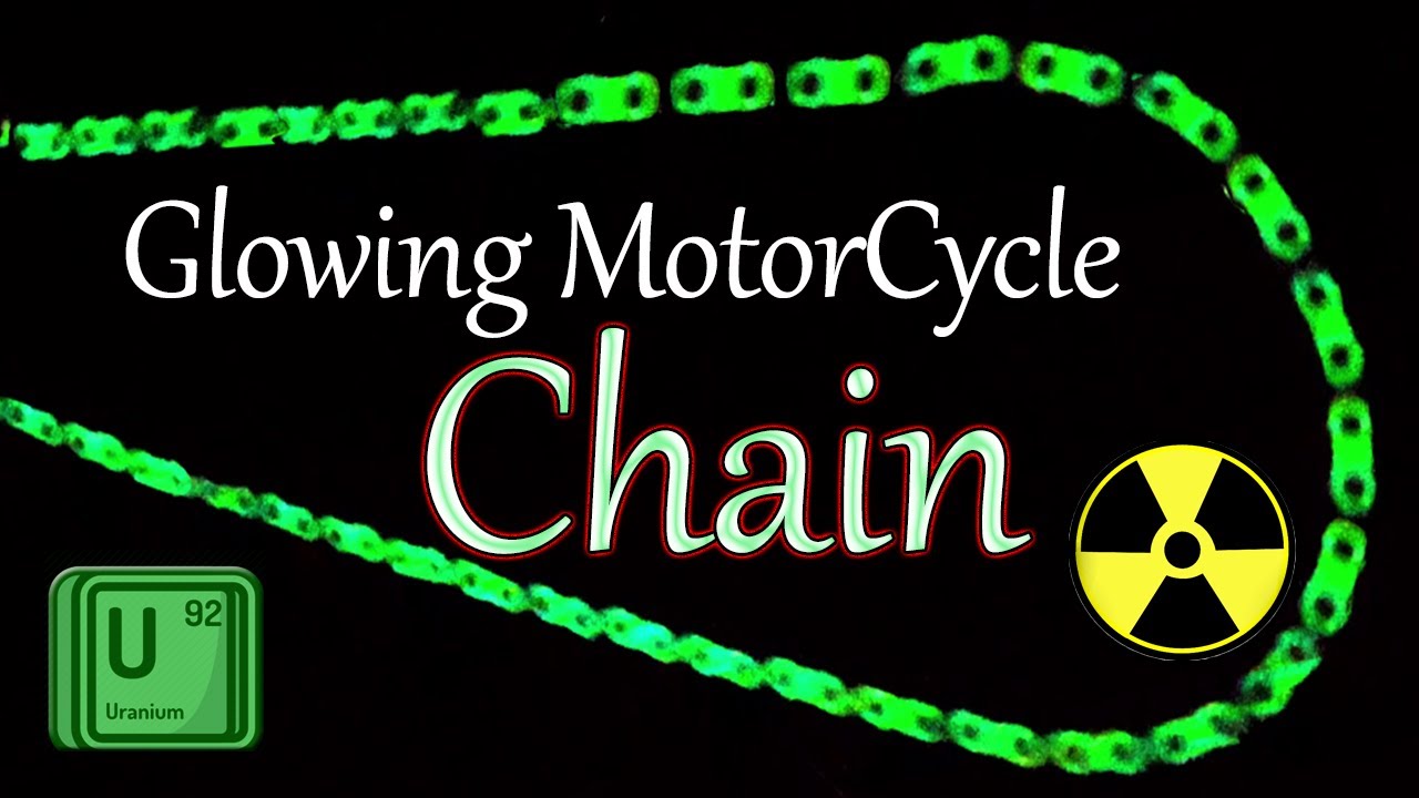 Motorcycle LED Chain |#GlowinDark Chain| Glow in dark chain|How to Light Motorcycle Chain