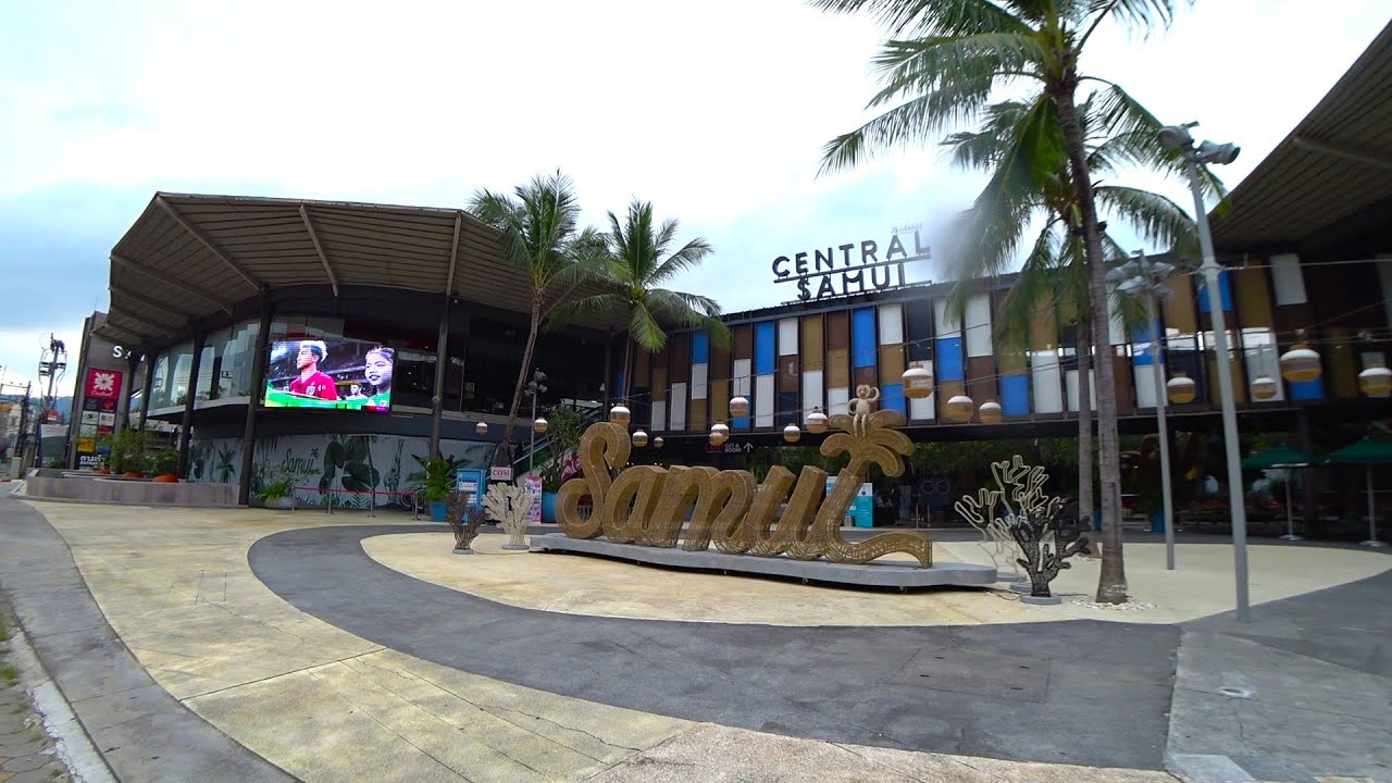 Chaweng road Koh Samui 2021 - Virtual walking tour | Streets of Thailand